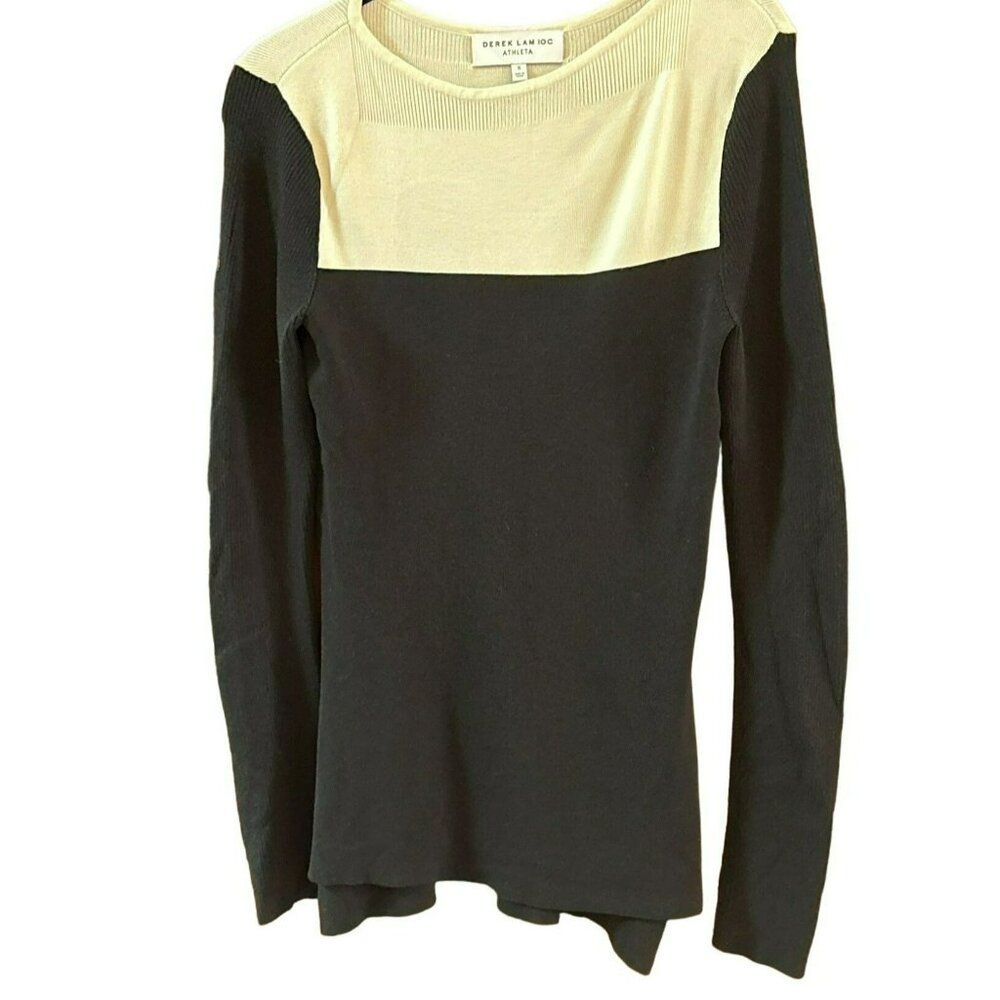 Derek Lam IOC Athleta Collaboration Women's Long Sleeve Colorblock Sweater Small